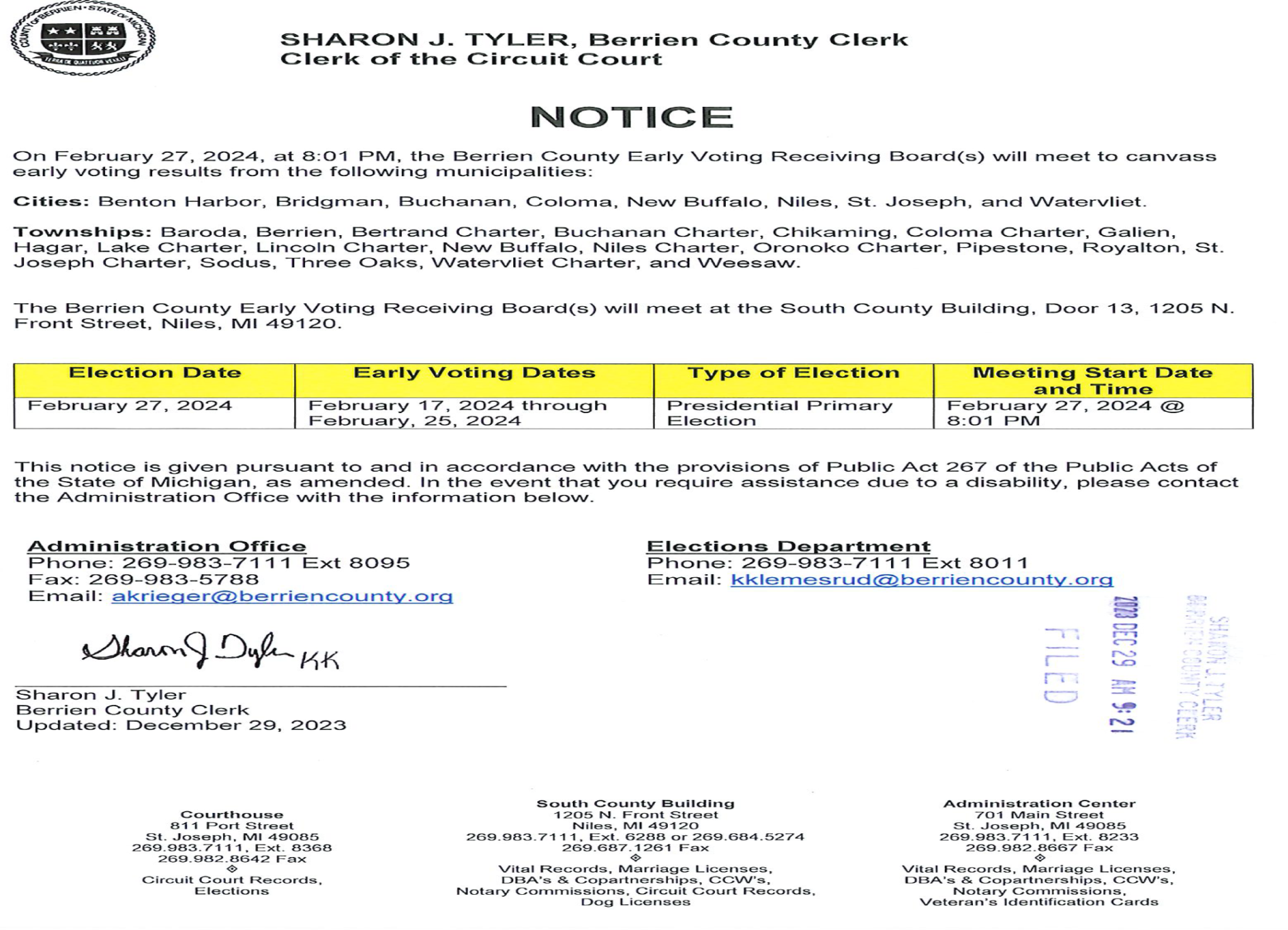 Three Oaks Township Official Government site of Three Oaks